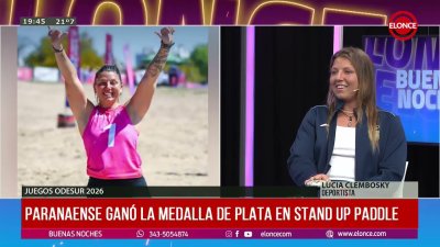 Lucia Clembosky, la paranaense que gan&oacute; la medalla de plata de SUP en los ODESUR 2026